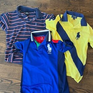 Polo by Ralph Lauren Kids Polos - Navy, Yellow, Multicolor